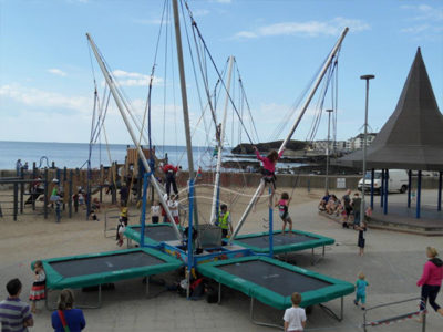 Bungee Trampoline with Trailer