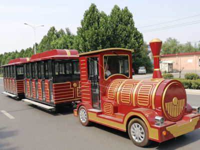 Tourist Orange Train Rides