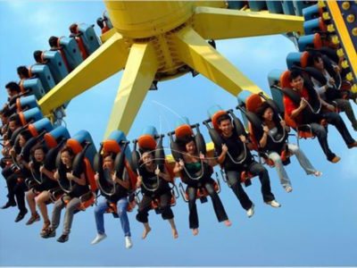 Amusement Park Giant pendulum rides