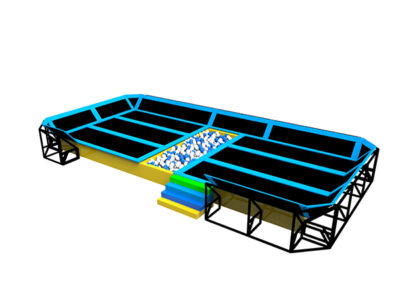 Fitness trampoline park sale