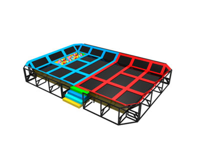 Amusement indoor trampoline park