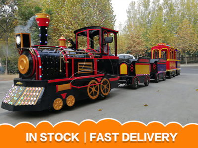 Steam Antique Trackless Train For Sale